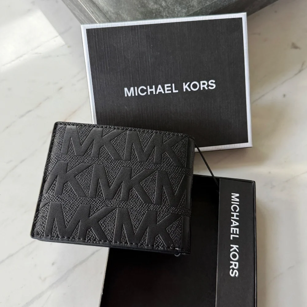 New Michael Kors Andy Slim Billfold Wallet
